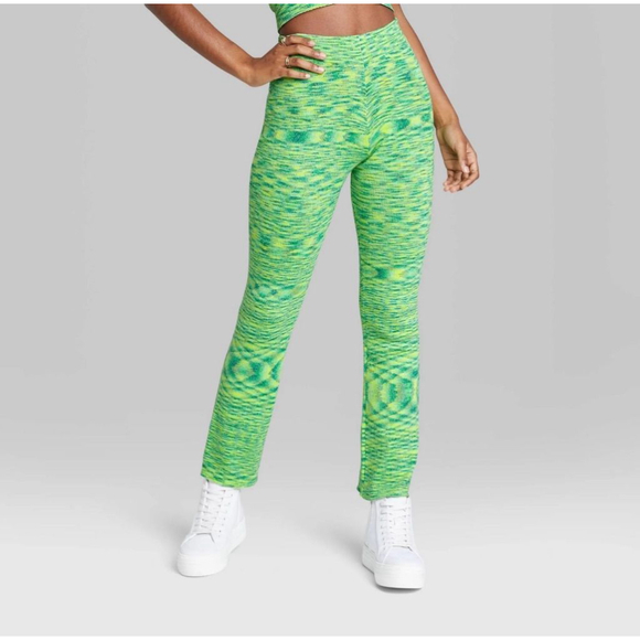 wild fable Pants - Women's Wild Fable Green Flare Pants - Size S NWT